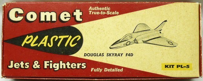 Comet 1/88 Douglas F4D Skyray, PL-5 plastic model kit